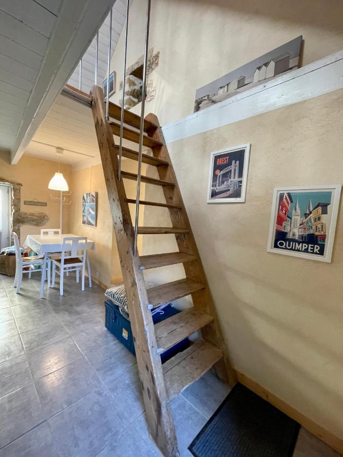 Authentique Penty Au Coeur Du Bourg Apartment Roscanvel ภายนอก รูปภาพ